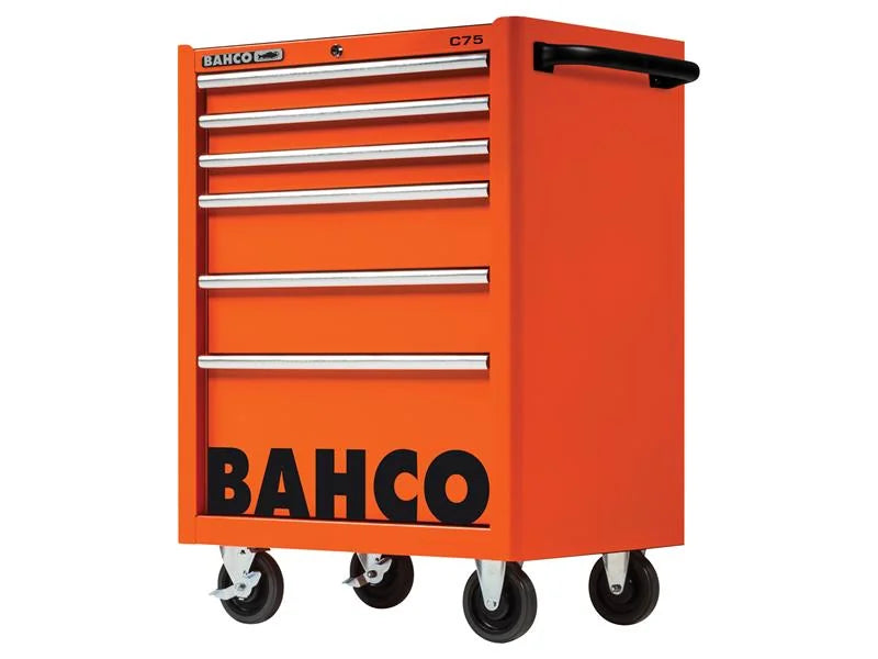 Bahco 1475K6 26in Classic C75 Tool Trolley with 6 Drawers - 1475K6