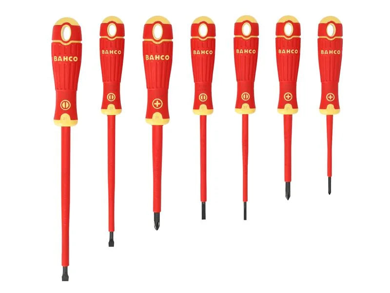 Bahco B220.007 BAHCOFIT Insulated Screwdriver Set, 7 Piece - B220.007