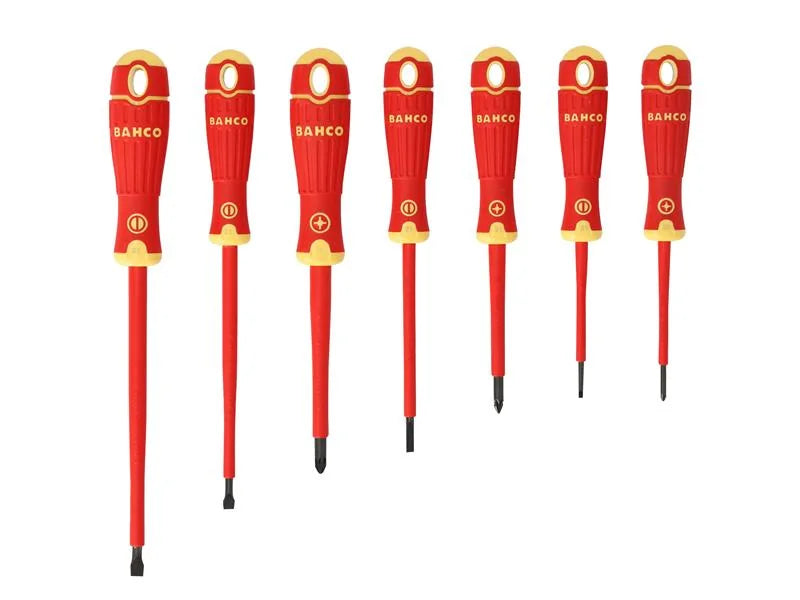 Bahco B220.017 BAHCOFIT Insulated Screwdriver Set, 7 Piece - B220.017