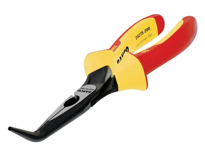 Bahco 2427S ERGO™ Insulated 45° Bent Nose Pliers 200mm (8in) - 2427S-200