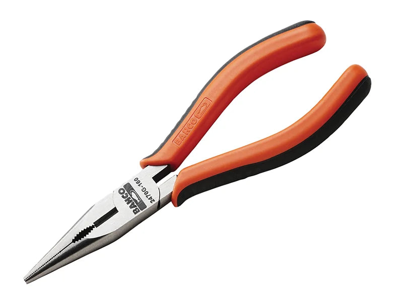 Bahco 2470G Snipe Nose Pliers 160mm (6.1/4in) - 2470 G-160