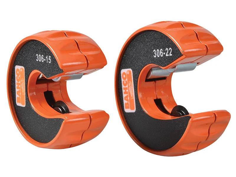 Bahco 306 Pipe Slice Twin Pack 15mm & 22mm - 306-PACK