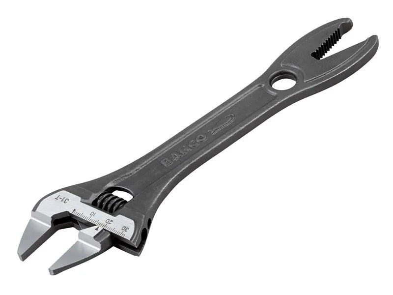Bahco 31-T Thin Jaw Adjustable Spanner with Serrated Pipe Jaws - 31-T