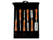 Bahco 424-P Bevel Edge Chisel Set 6 Piece in Pouch - 424P-S6-PP
