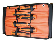 Bahco 424-P Bevel Edge Chisel Set in Roll, 6 Piece - 424P-S6-ROLL