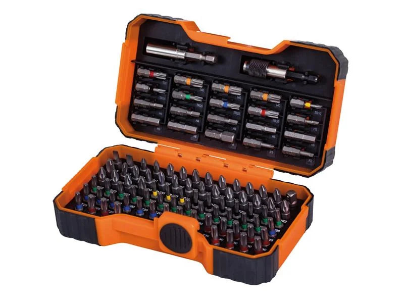 Bahco 59/S100BC Colour Coded Bit Set, 100 Piece - 59/S100BC