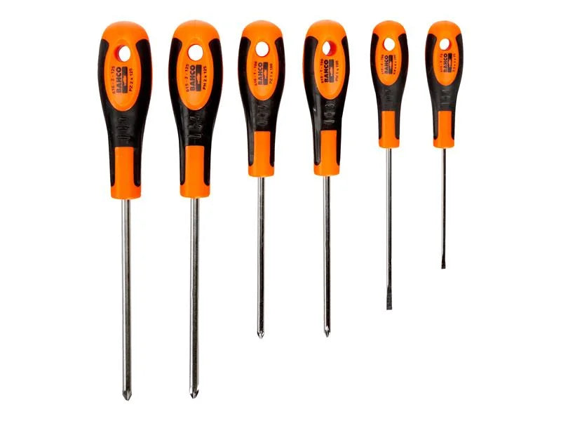 Bahco 600 Series Screwdriver Set, 6 Piece - 605-6
