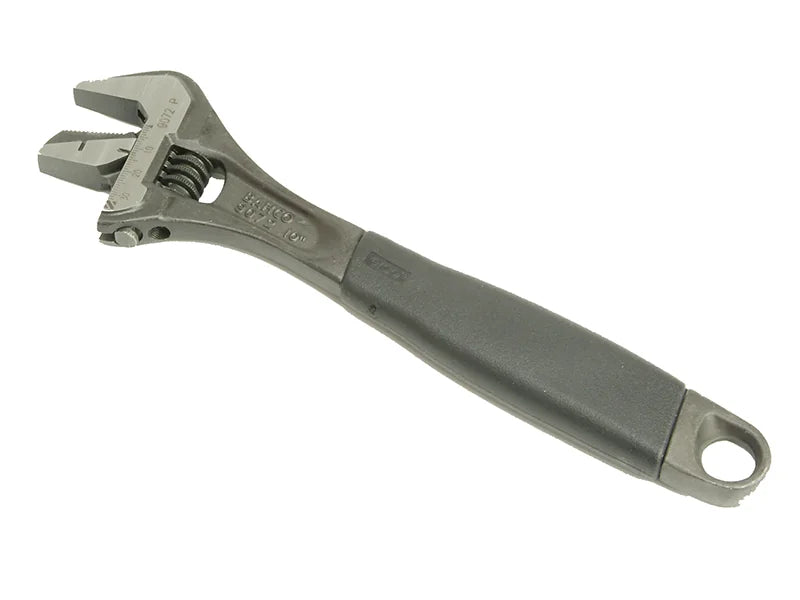 Bahco 9071P Black ERGO™ Adjustable Wrench Reversible Jaw 200mm (8in) - 9071 P