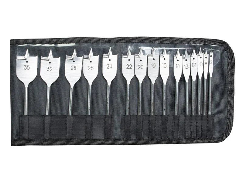 Bahco 9629 Series Flat Bit Set, 15 Piece - 9529SET15
