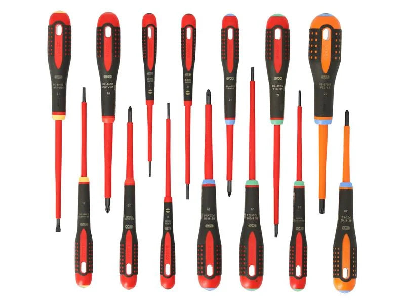 Bahco BE-9872 ERGO™ Screwdriver Set, 14 Piece - BE-9876S