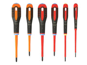 Bahco BE-9884S ERGO™ VDE Insulated Screwdriver Set, 6 Piece - BE-9884S