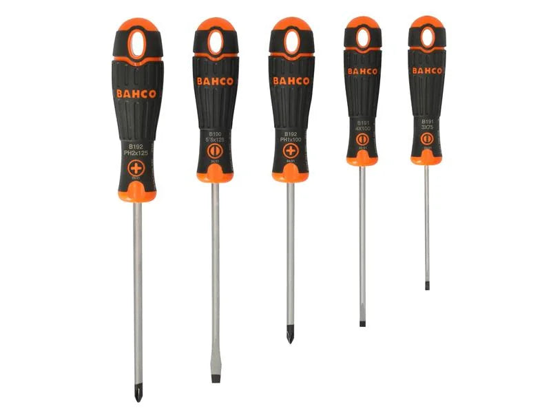 Bahco B219.015 BAHCOFIT Screwdriver Set, 5 Piece - B219.015