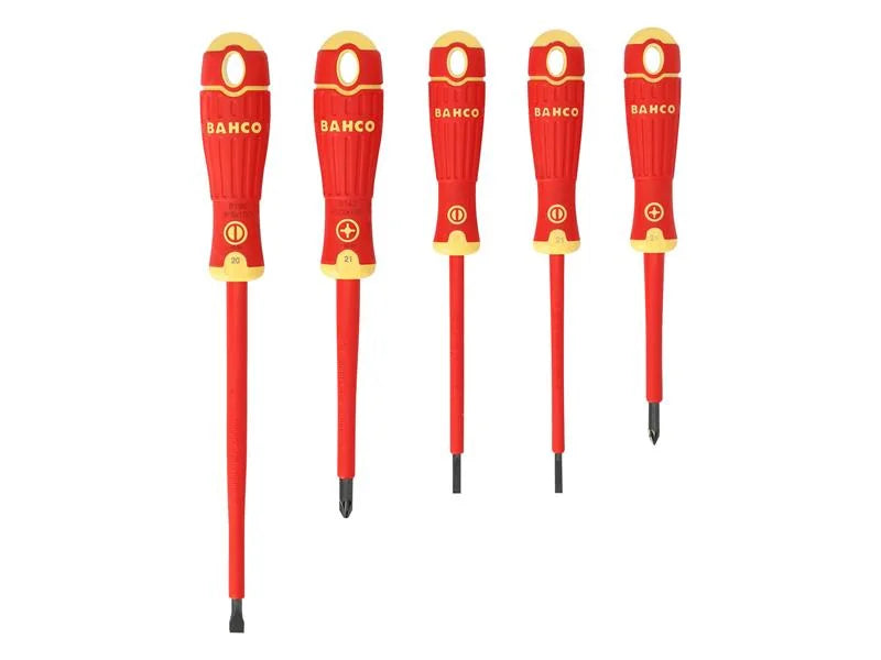 Bahco B220.015 BAHCOFIT Insulated Screwdriver Set, 5 Piece - B220.015