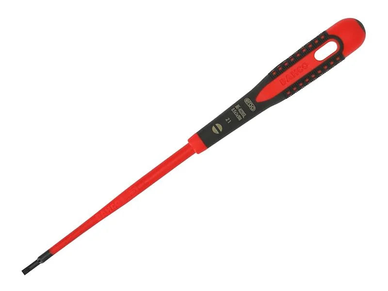 Bahco ERGO™ Slim VDE Insulated Slotted Screwdriver 3.0 x 100mm - BE-8220SL