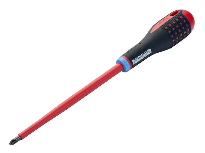 Bahco ERGO™ VDE Insulated Pozi Screwdriver PZ2 x 100mm - BE-8821S