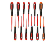 Bahco BE-9878SL ERGO™ Slim VDE Insulated Screwdriver Set, 12 Piece - BE-9878SL