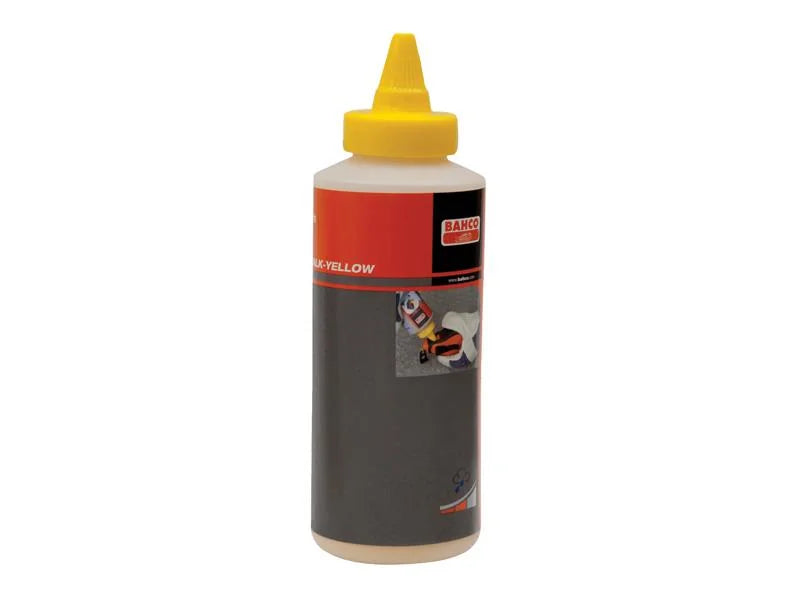 Bahco Marking Chalk Pour Bottle Yellow 227g - CHALK-YELLOW