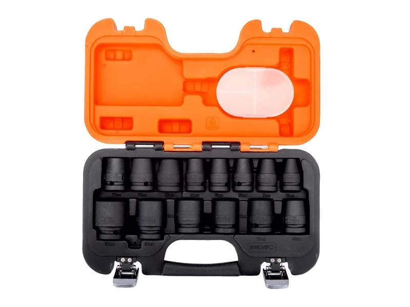 Bahco D/S14 1/2in Drive Impact Socket Set, 14 Piece - D/S14