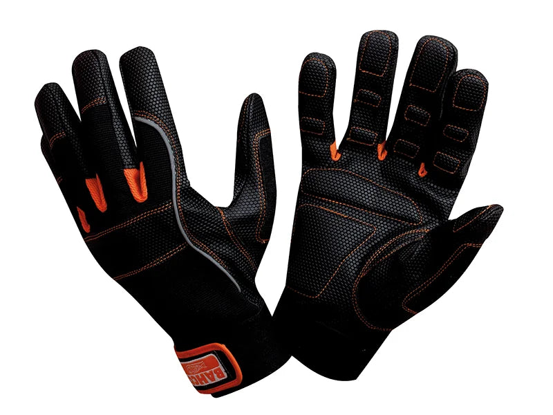 Bahco Power Tool Padded Palm Gloves - L (Size 10) - GL010-10