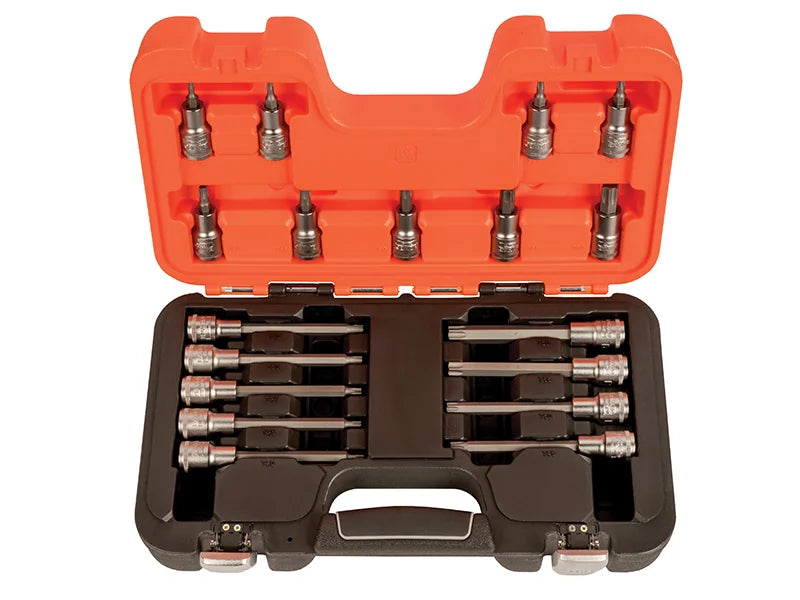 Bahco S18TORX 1/2in Drive Socket Set, 18 Piece - S18TORX
