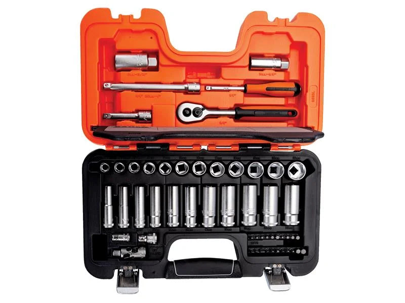 Bahco S330L 3/8in Deep Drive Socket Set, 53 Piece - S330L