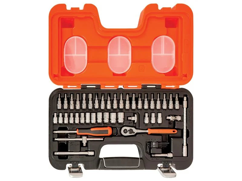 Bahco S460 1/4in Drive Socket Set, 46 Piece - S460