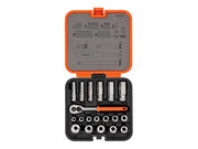 Bahco S51MC3H 3/8in Drive Standard and Deep Socket & 1/4in Bit Set, 51 Piece