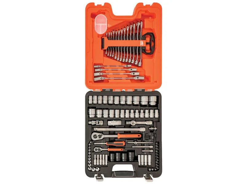 Bahco S87+7 1/4 & 1/2in Drive Socket & Spanner Set, 94 Piece - S87+7