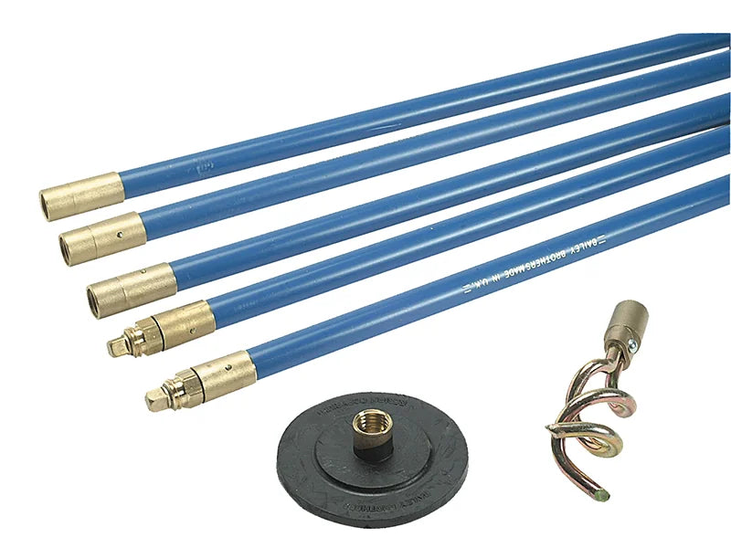 Bailey Products 1323 Lockfast 3/4in Drain Rod Set 2 Tools - 1323