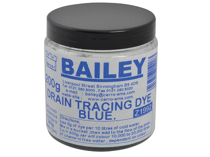 Bailey Products 1992 Drain Tracing Dye - Blue - 1992