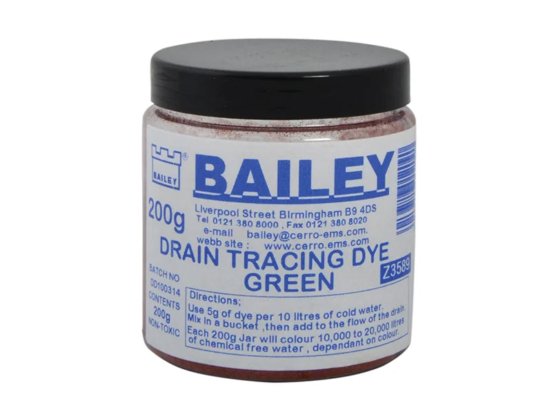 Bailey Products 3589 Drain Tracing Dye - Green - 3589