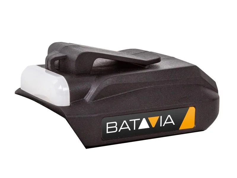 Batavia Battery USB Charging Adapter & Flashlight 18V - 7064210