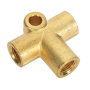 Sealey 3-Way Brake Tube Connector M10 x 1mm
