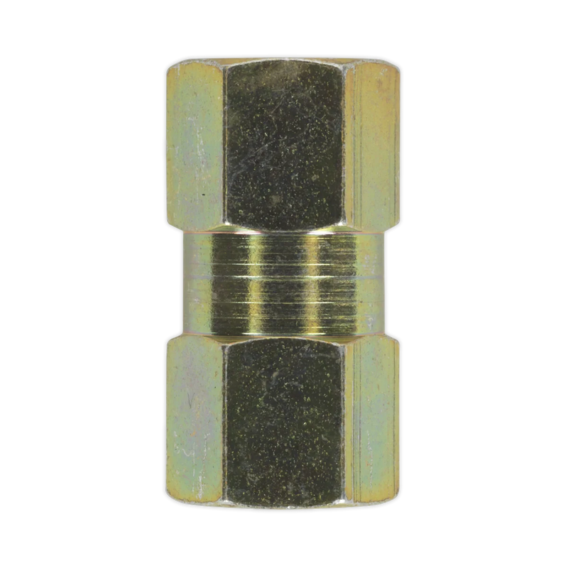 Sealey Female to Female Brake Tube Connector M10 x 1mm - Pack of 10