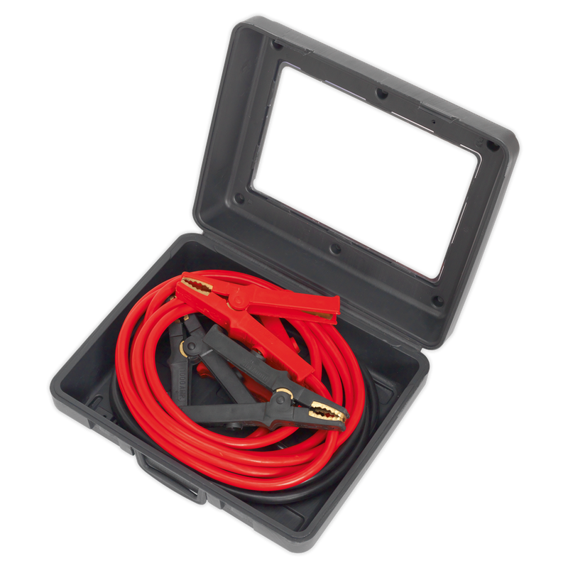 Sealey Heavy-Duty Booster Cables 40mm² x 5m 600A