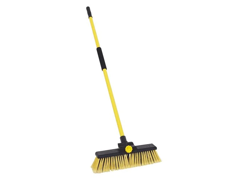 Bulldozer Heavy-duty Broom Clipped with Handle 355mm (14in) - HQ.14/BY
