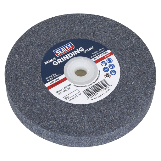 Sealey Grinding Stone 150mm x 20mm A60P Fine Bore Ø32(Ø13)mm