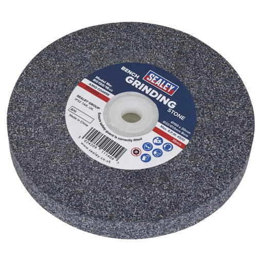 Sealey Grinding Stone 150 x 20mm A36Q Coarse Bore Ø32(Ø13)mm