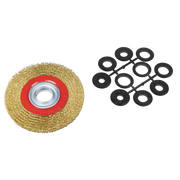 Sealey 150mm Crimped Narrow Wire Wheel Ø32mm Bore