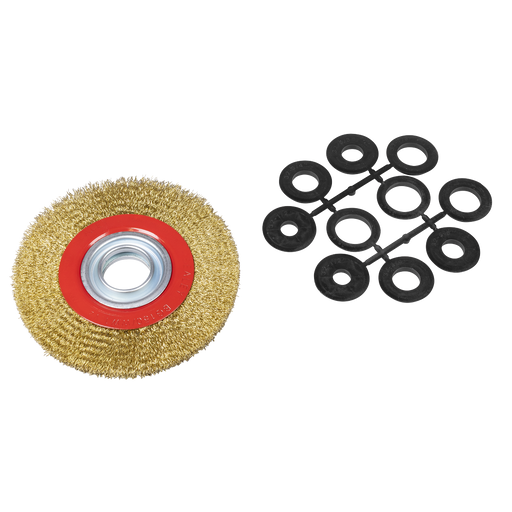 Sealey 150mm Crimped Narrow Wire Wheel Ø32mm Bore