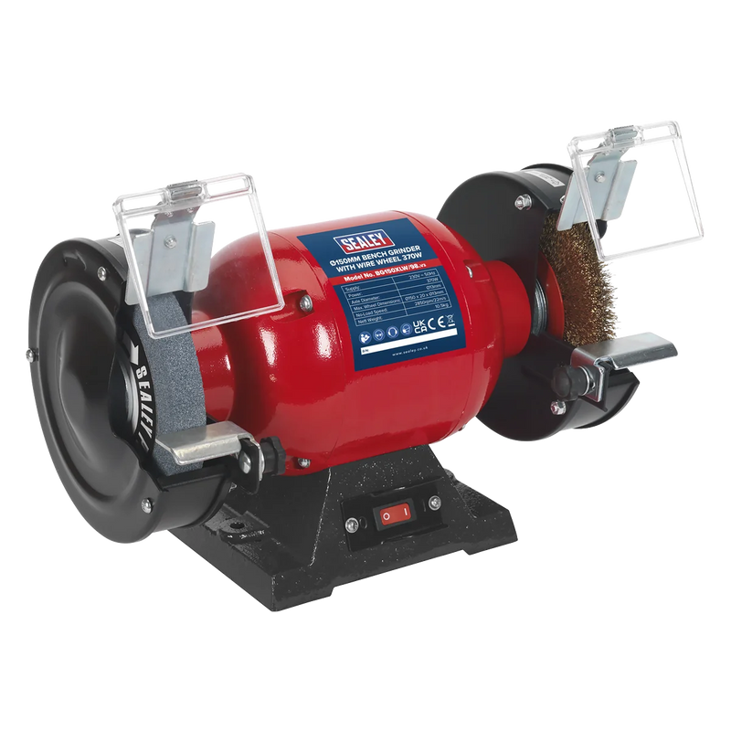 Sealey Bench Grinder 150mm 370W/230V Model BG150XLW/98