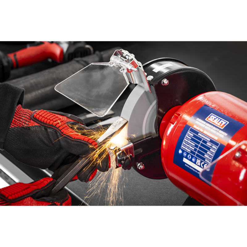 Sealey 150mm Bench Grinder with Wire Wheel 450W/230V