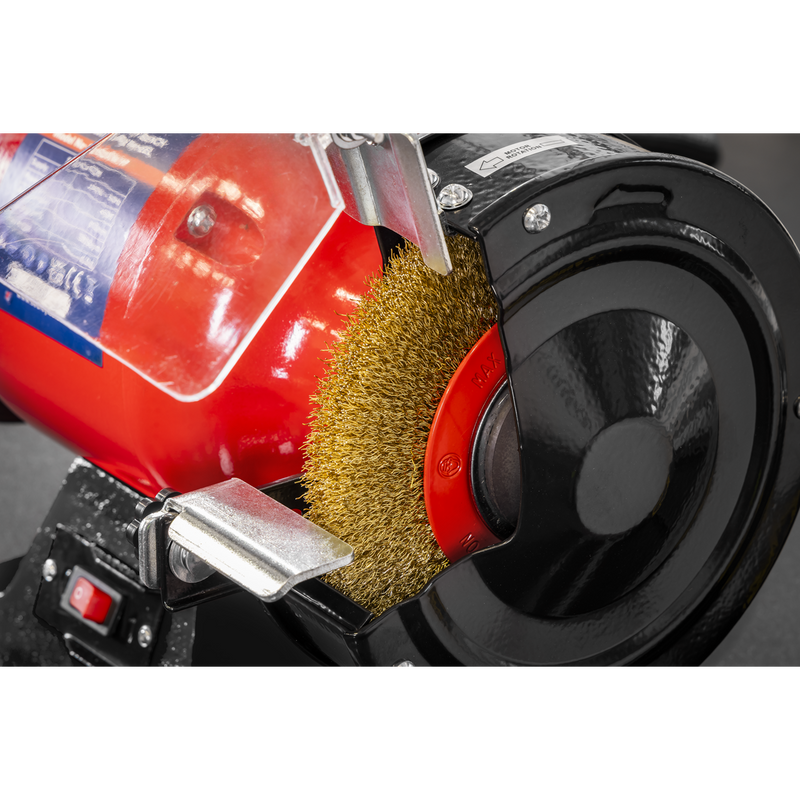 Sealey 150mm Bench Grinder with Wire Wheel 450W/230V