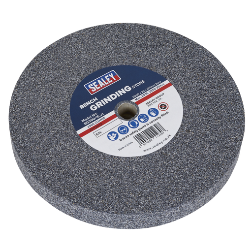 Sealey Grinding Stone 200x25mm A36Q Coarse Ø16mm Bore