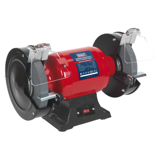 Sealey 200mm Heavy-Duty Bench Grinder 600W 230V