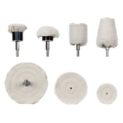 Sealey Polishing Wheel Set 8 Piece 6mm Shank Buffing Accessories