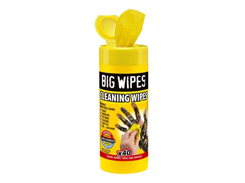 Big Wipes Cleaning Antiviral Wipes (Tub 40) - 2019 0000