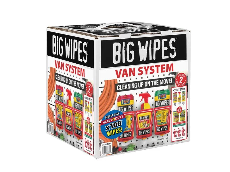 Big Wipes Van System (8 Product Kit) - 2444 0100