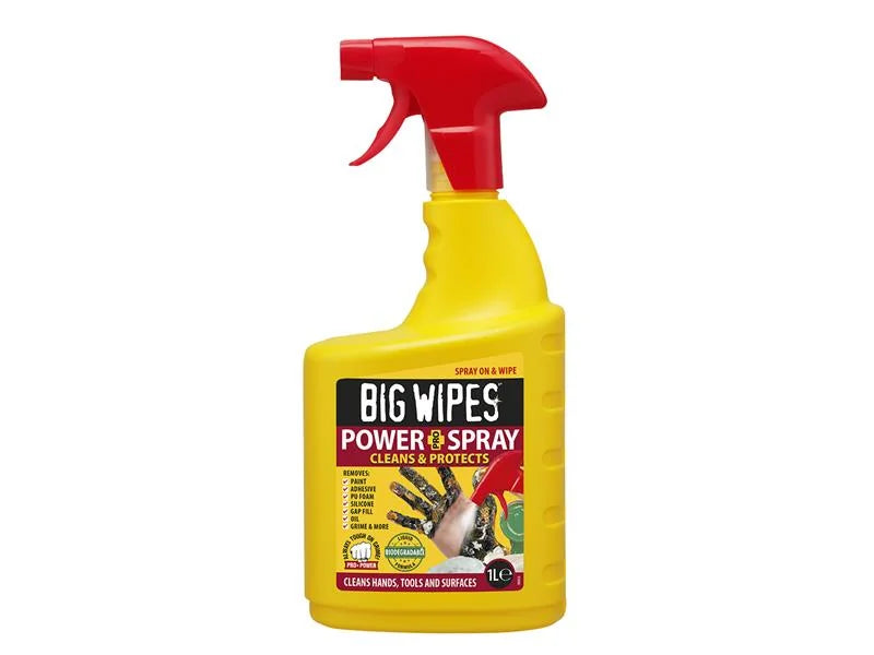 Big Wipes Power Spray PRO+ Cleaning Formula 1 Litre Bottle - 2448 0000