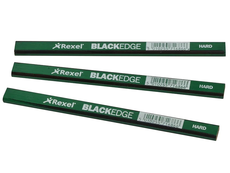 Blackedge Carpenter's Pencils - Green / Hard (Card 12) - 34332